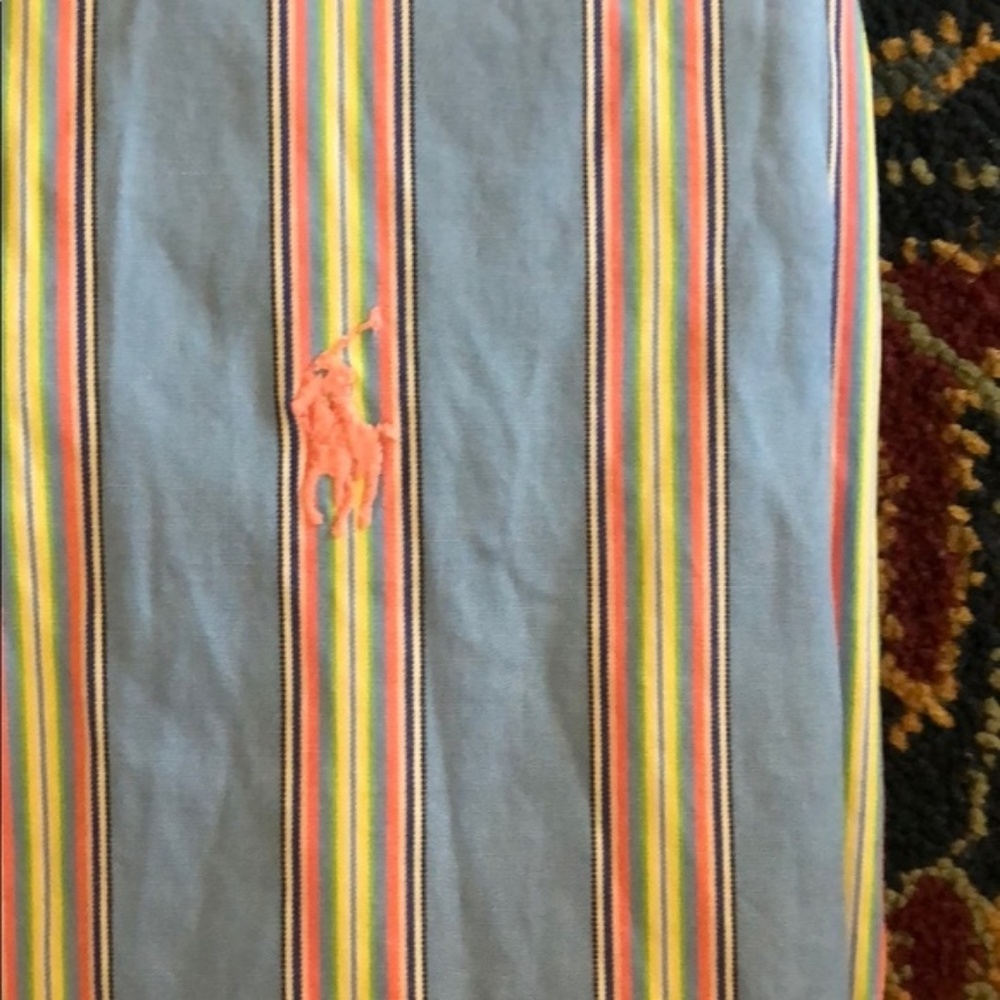 Ralph Lauren Polo Button Down Striped Men’s Classi - Picture 3 of 6